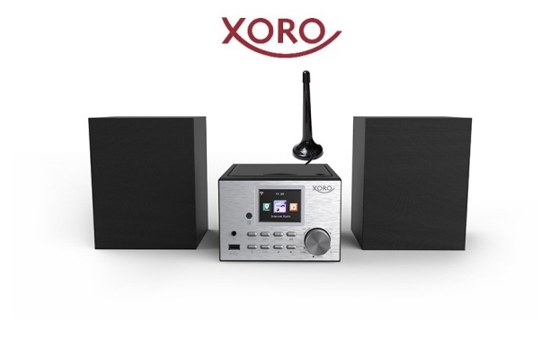 Oppervlakkig Oorlogsschip koud Xoro HMT500 Pro Micro HiFi systeem CD speler Internet - DAB+ FM radio  bluetooth en boxen