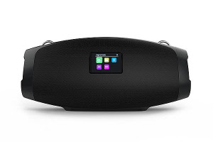 Outdoor radio Xoro DAB 800 voor DAB & FM-ontvangst, USB 2.0 mediaspeler, bluetooth-luidspreker, IP44 stof- en waterbestendig, 2,4 inch kleurendisplay, accu tot 10 uur, DSP stereoboxen 2 x 10 W